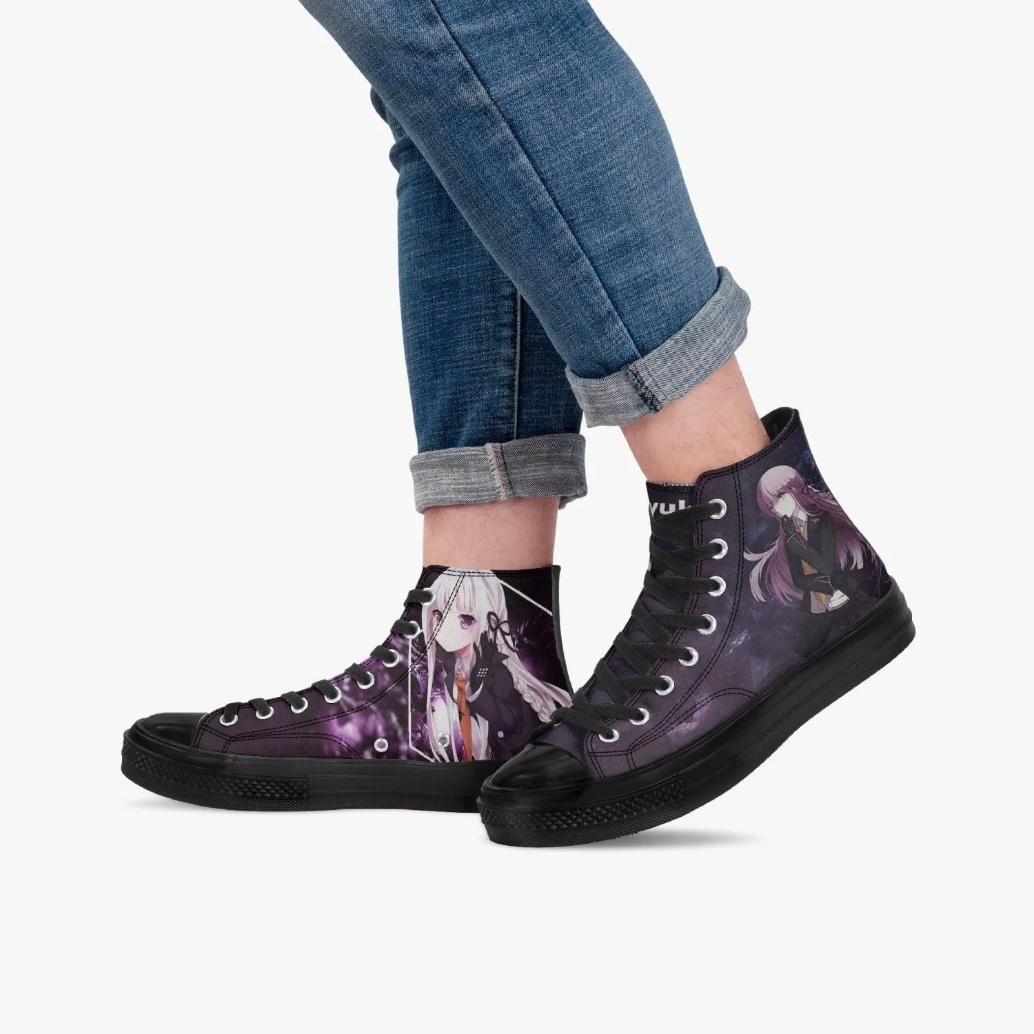 Danganronpa Kyoko Kirigiri A-Star High Anime Shoes