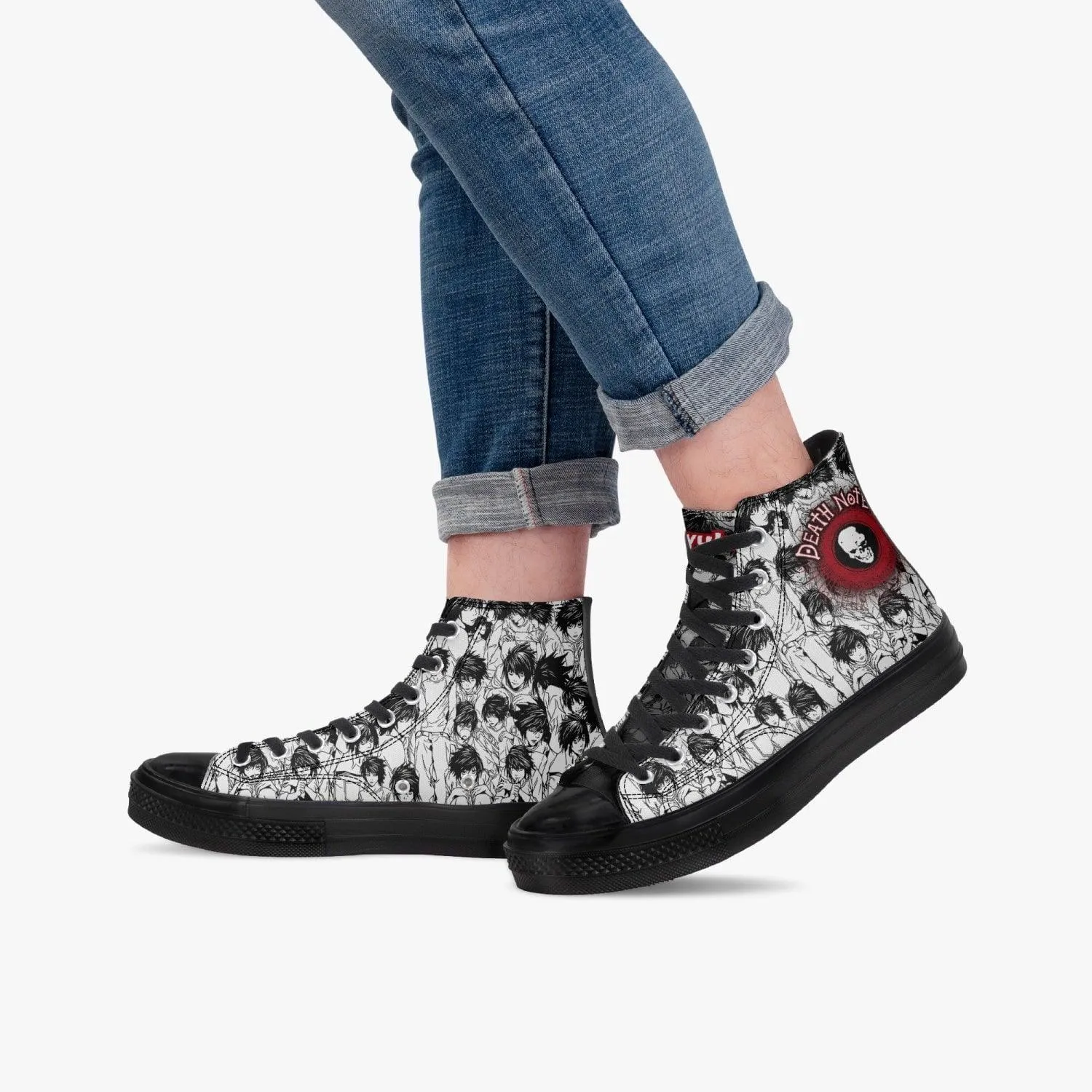 Death Note 'L' A-Star High Anime Shoes