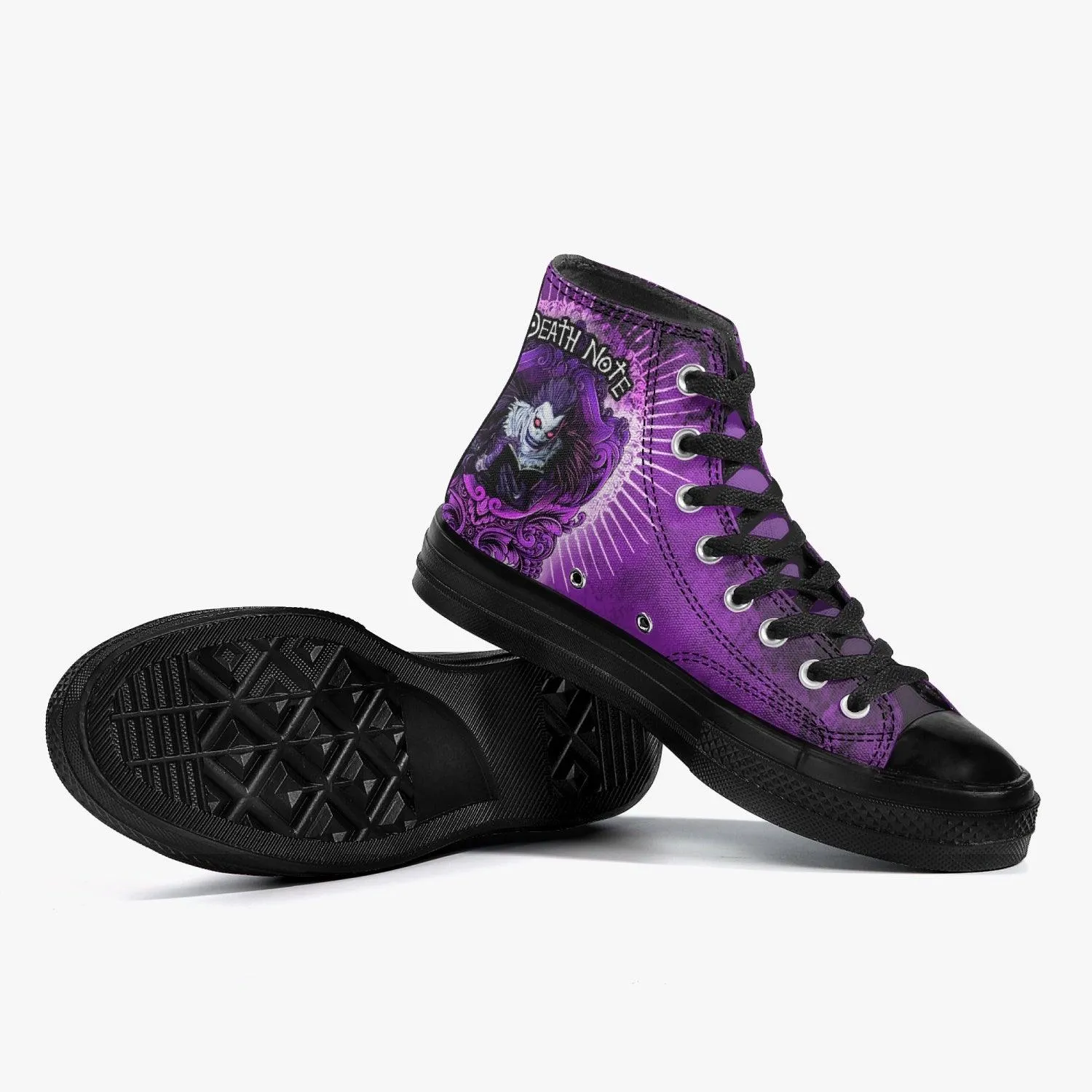 Death Note Ryuk Purple A-Star High Anime Shoes