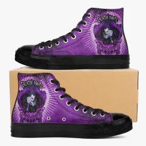 Death Note Ryuk Purple A-Star High Anime Shoes