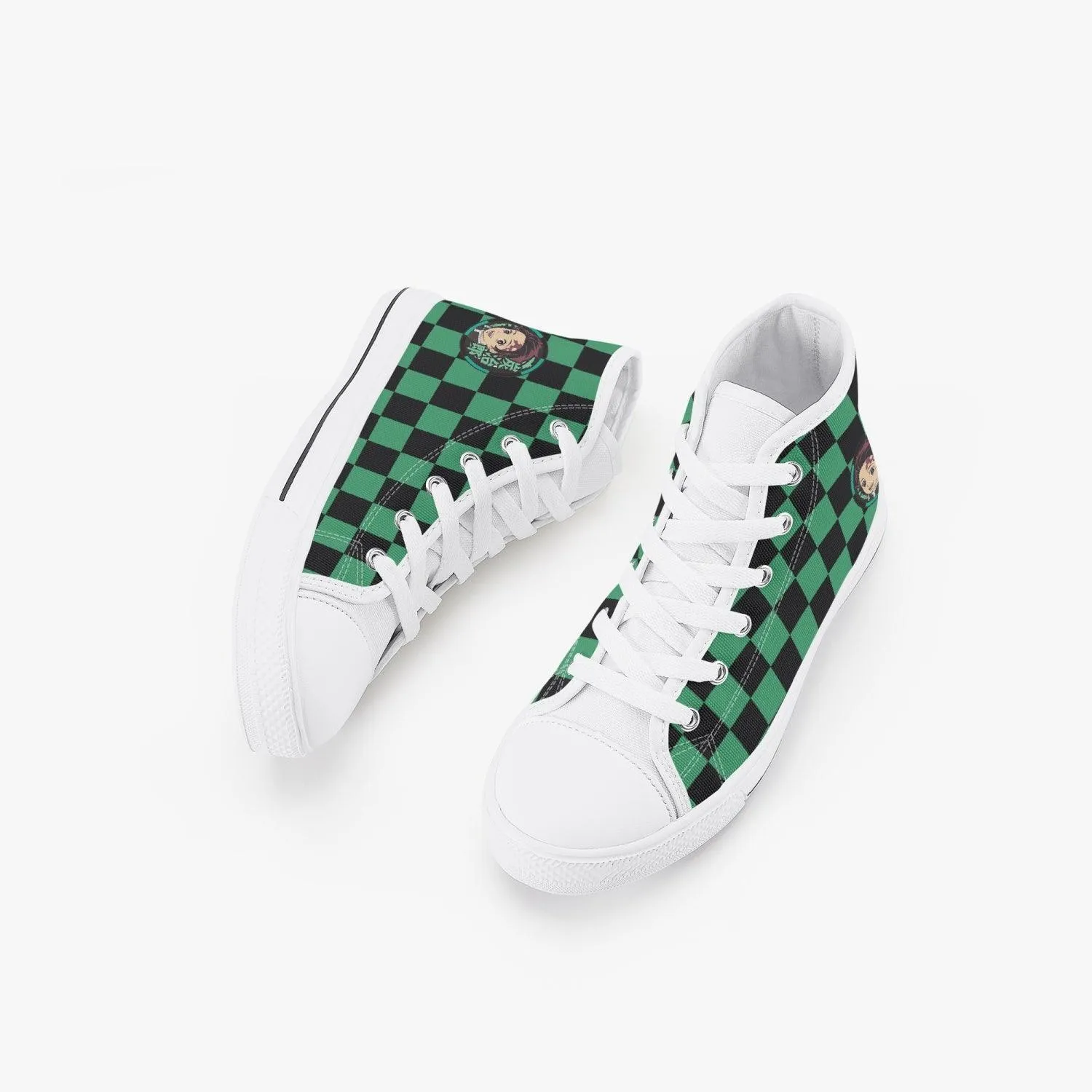 Demon Slayer Top Canvas Anime Shoes Tanjiro Kid's Anime Shoes