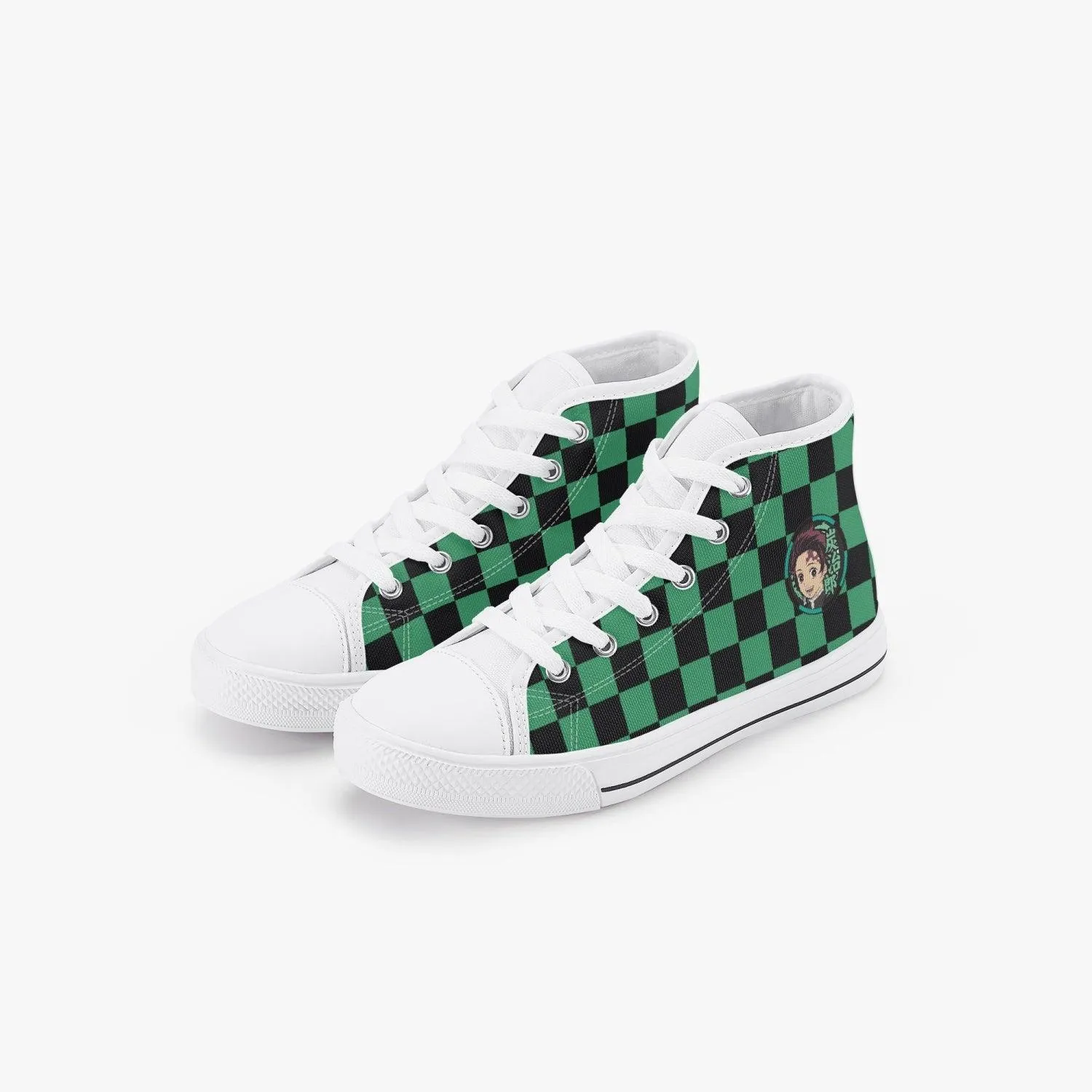 Demon Slayer Top Canvas Anime Shoes Tanjiro Kid's Anime Shoes