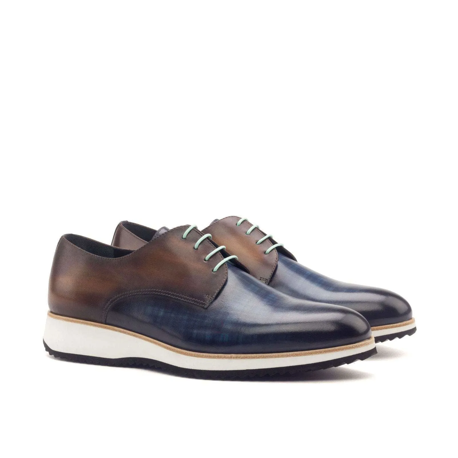 Derby-Patina, Brown, Blue-Wholesale
