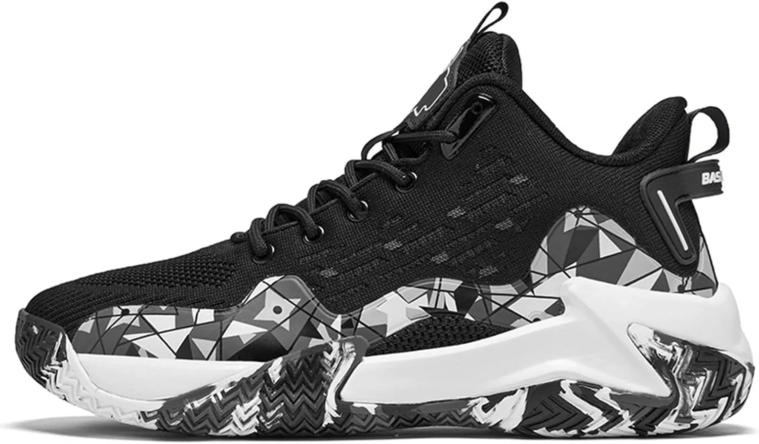 DHAEY Men's Basketball Shoes No-Slip Breathable Outdoor Shoes Fashion Graffiti Training Shoes (Color : C, Size : 9.5 Women/8 Men)