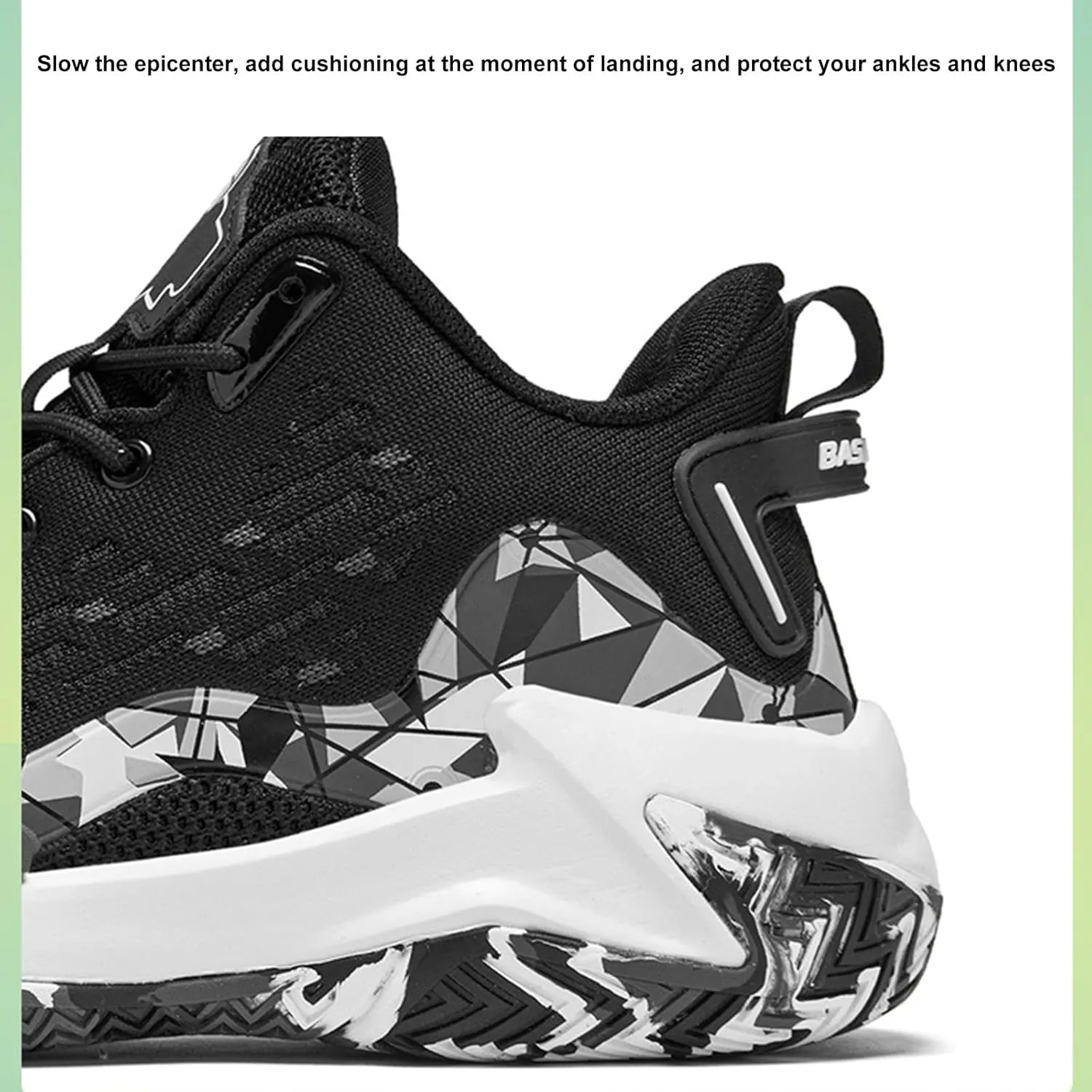 DHAEY Men's Basketball Shoes No-Slip Breathable Outdoor Shoes Fashion Graffiti Training Shoes (Color : C, Size : 9.5 Women/8 Men)