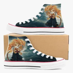 Dragon Ball Z Broly A-Star High White Anime Shoes