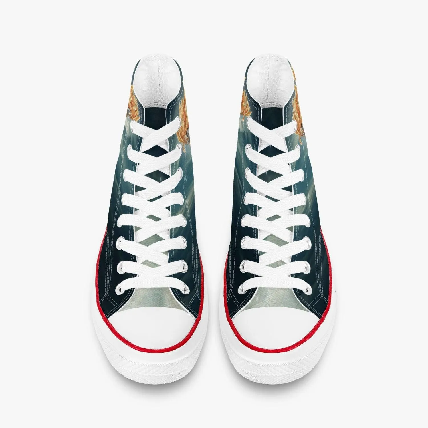 Dragon Ball Z Broly A-Star High White Anime Shoes