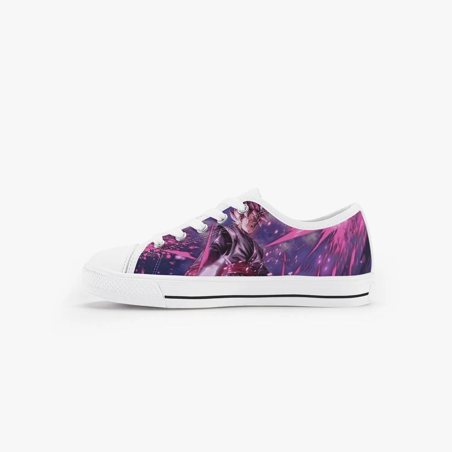 Dragonball Z Goku Black with Hook Kids A-Star Low Anime Shoes