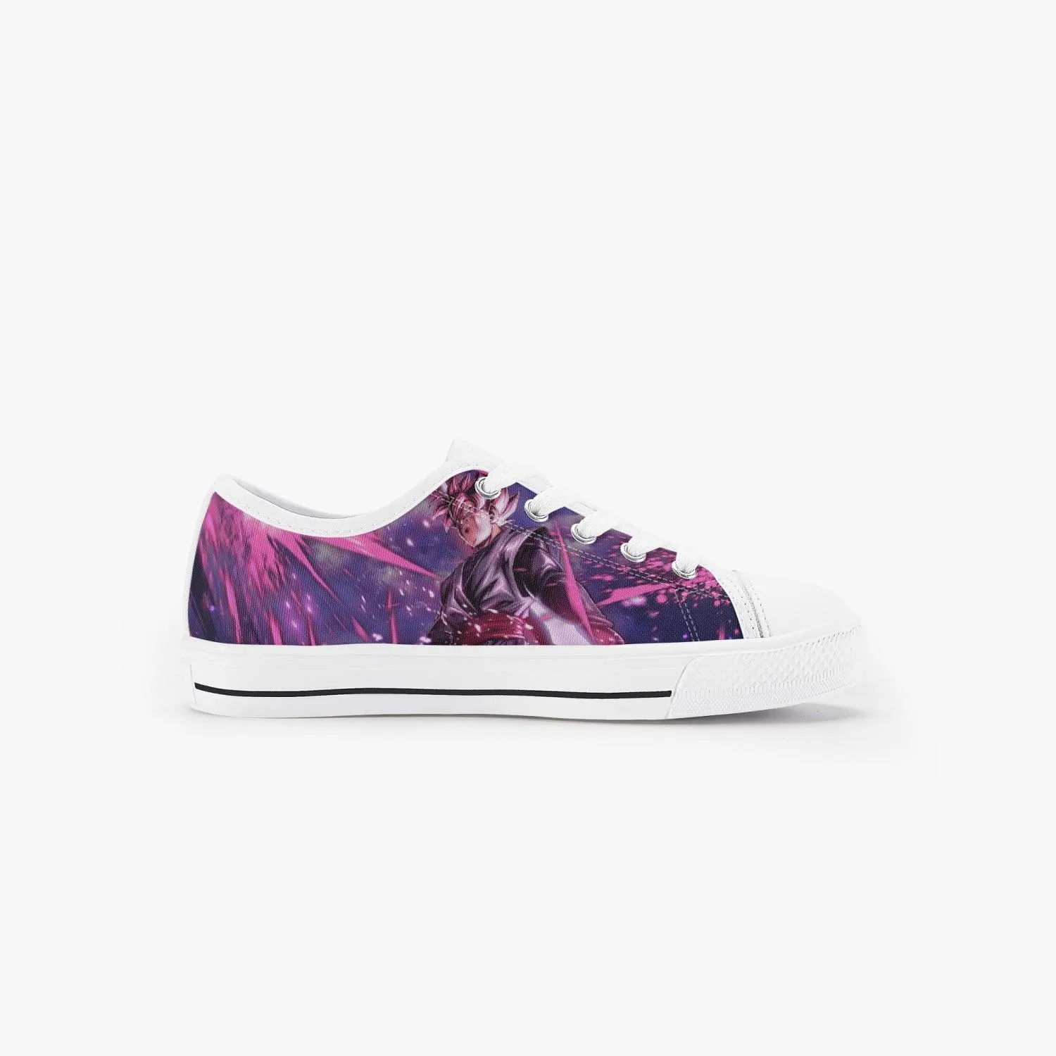 Dragonball Z Goku Black with Hook Kids A-Star Low Anime Shoes
