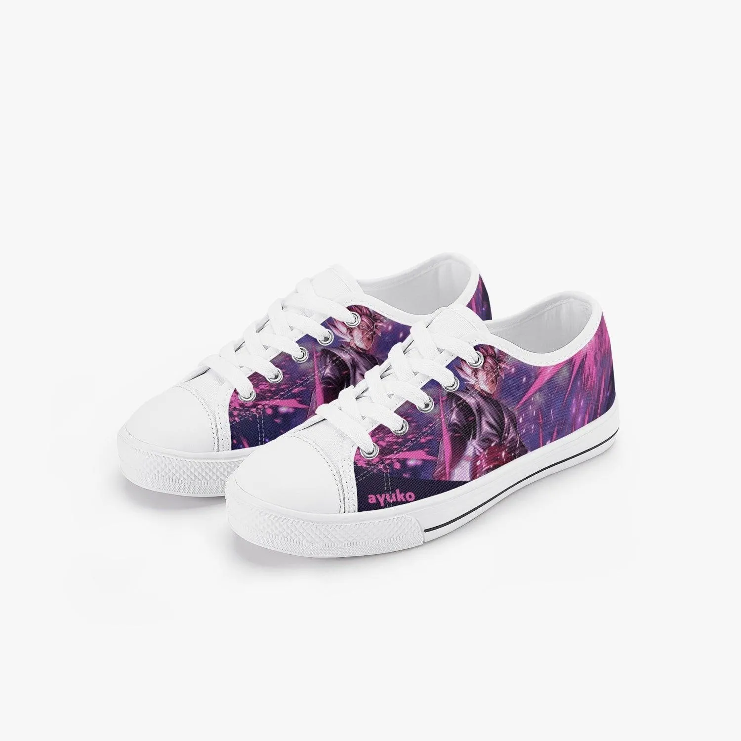 Dragonball Z Goku Black with Hook Kids A-Star Low Anime Shoes