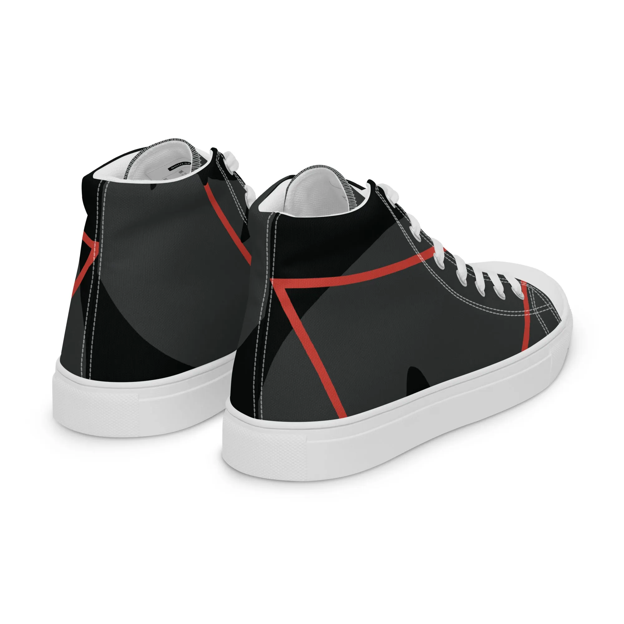 DREAM CHASER Men’s High Top Canvas Shoes