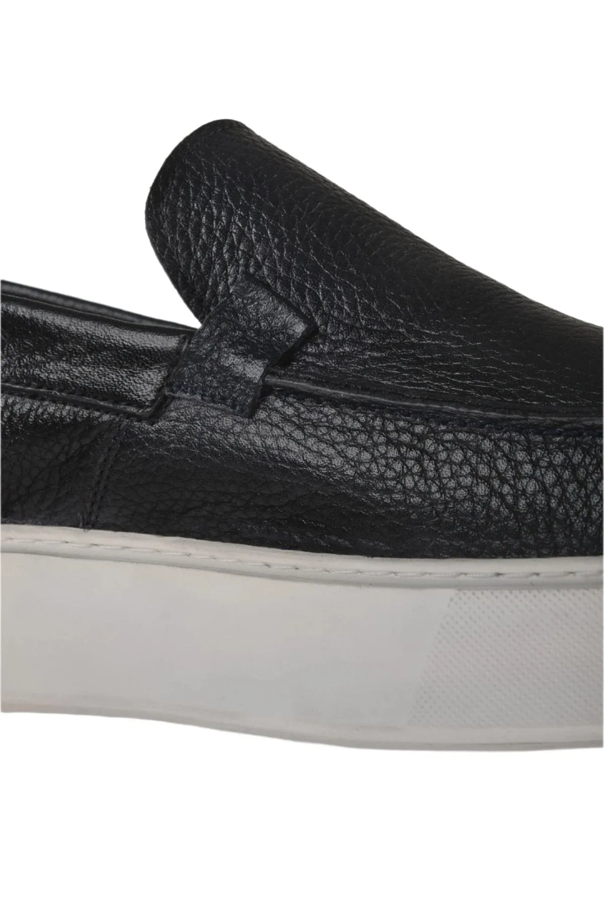 Genuine Leather Men's Relax Navy Shoes