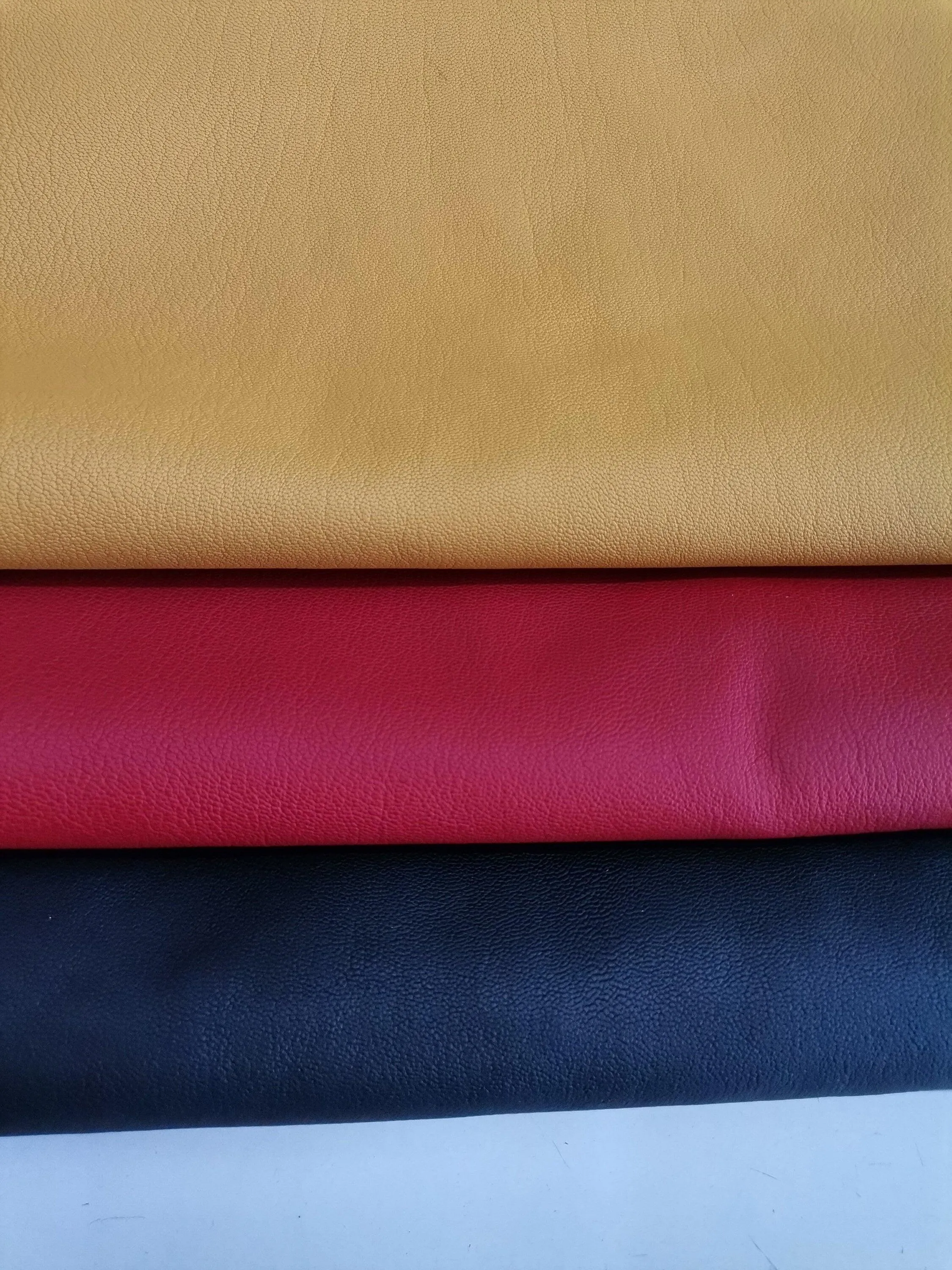 Goat genuine leather hide, soft, milled and thick Goat Leather skin thickness 1,1mm (3 Oz)