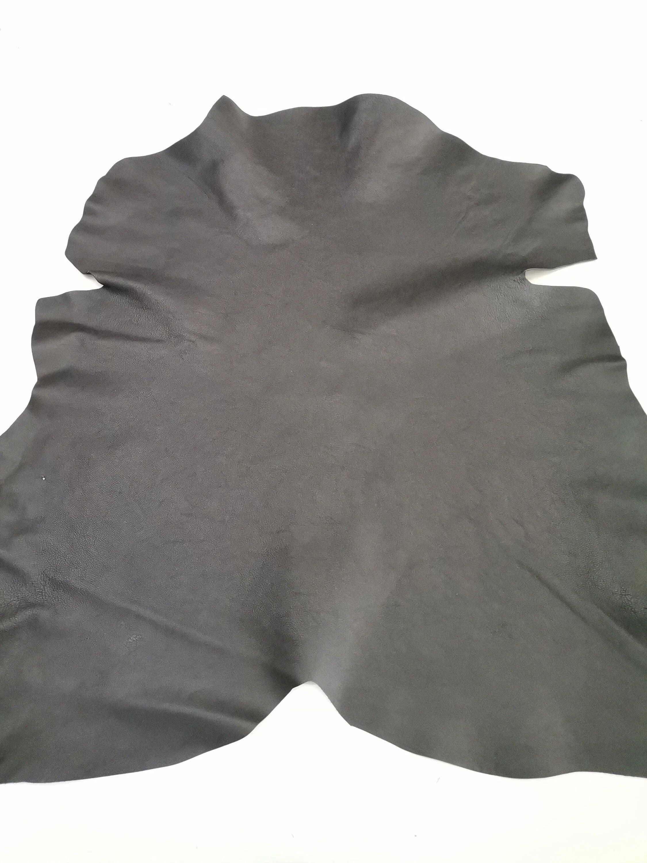Goat genuine leather hide, soft, milled and thick Goat Leather skin thickness 1,1mm (3 Oz)