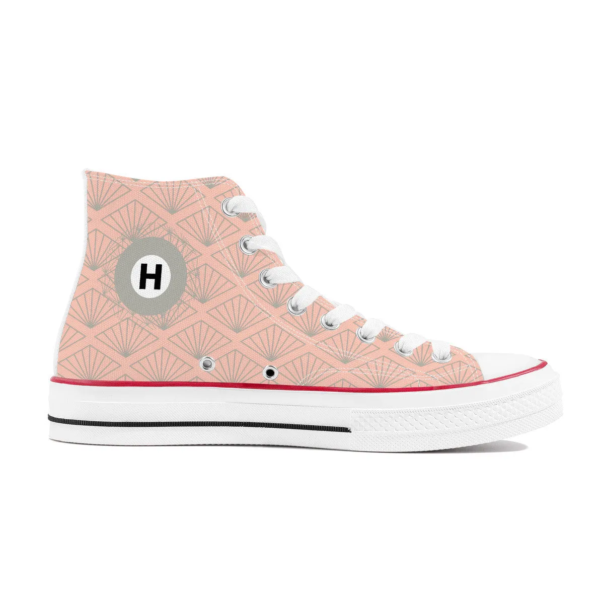Hibiya Line High Top Canvas Shoes