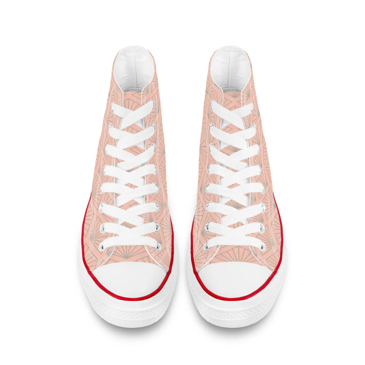 Hibiya Line High Top Canvas Shoes