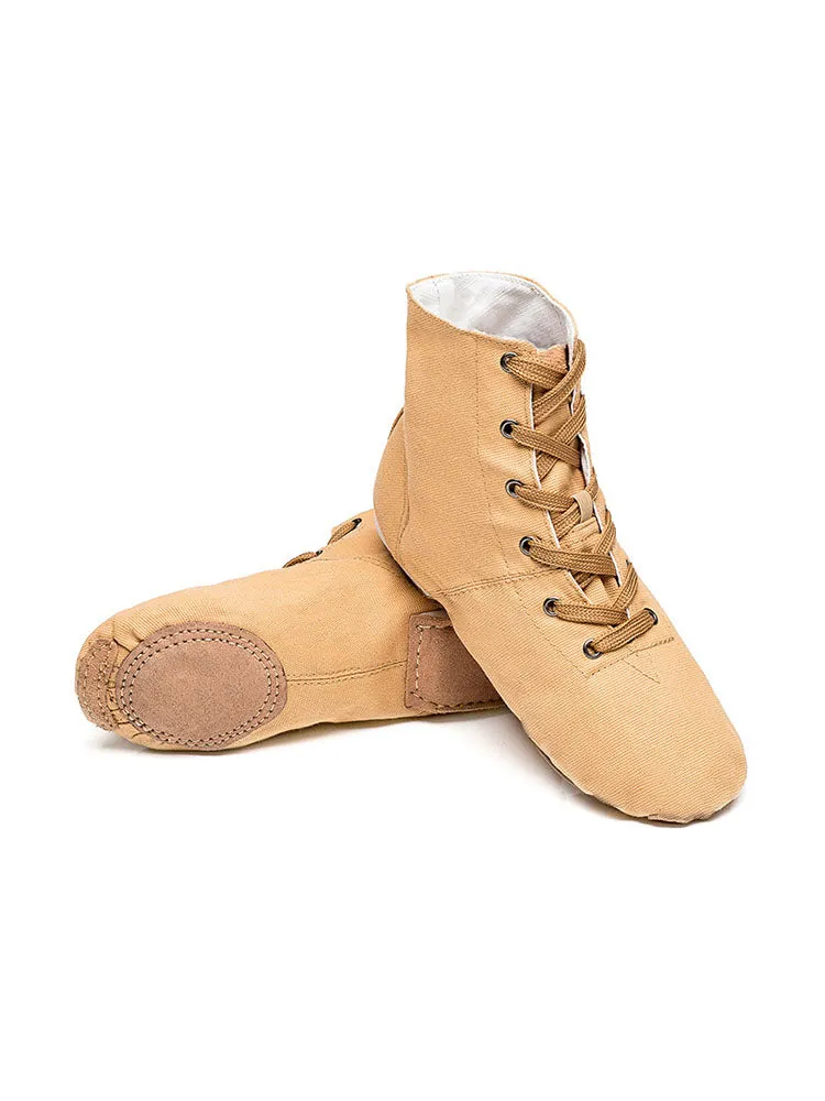 High-top Jazz Shoes Soft-soled Canvas Dance Shoes