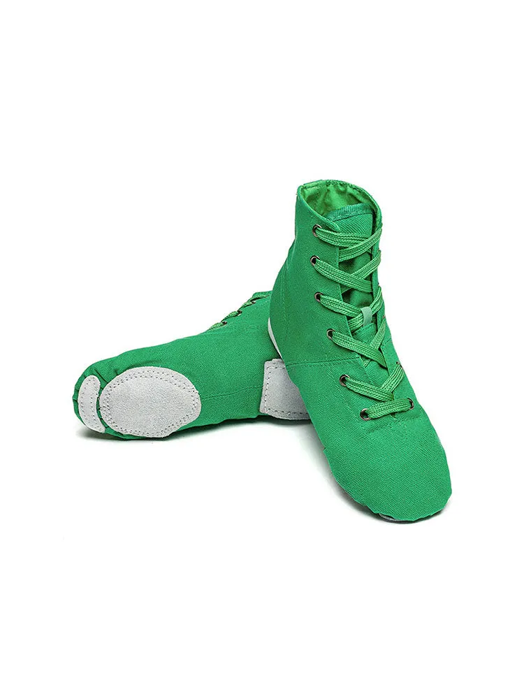 High-top Jazz Shoes Soft-soled Canvas Dance Shoes