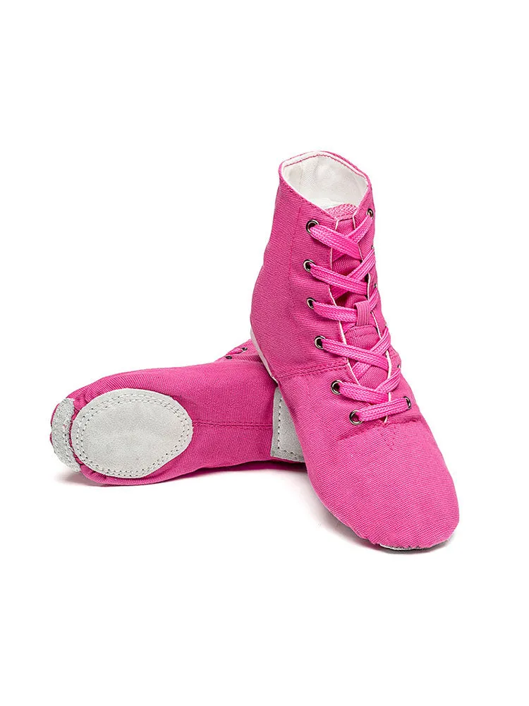 High-top Jazz Shoes Soft-soled Canvas Dance Shoes