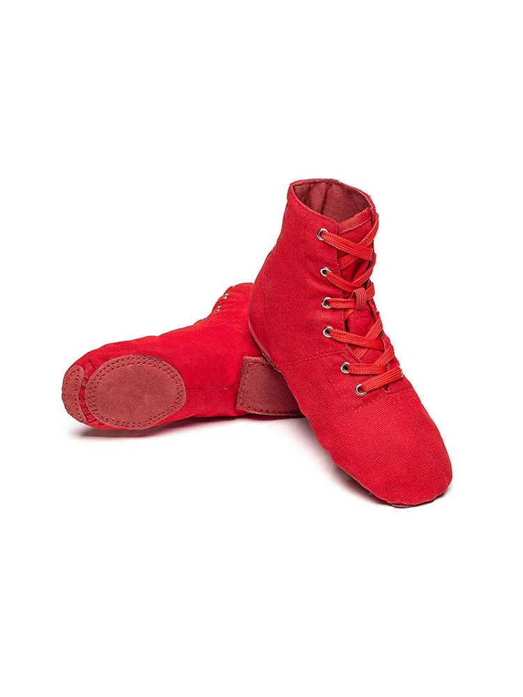 High-top Jazz Shoes Soft-soled Canvas Dance Shoes
