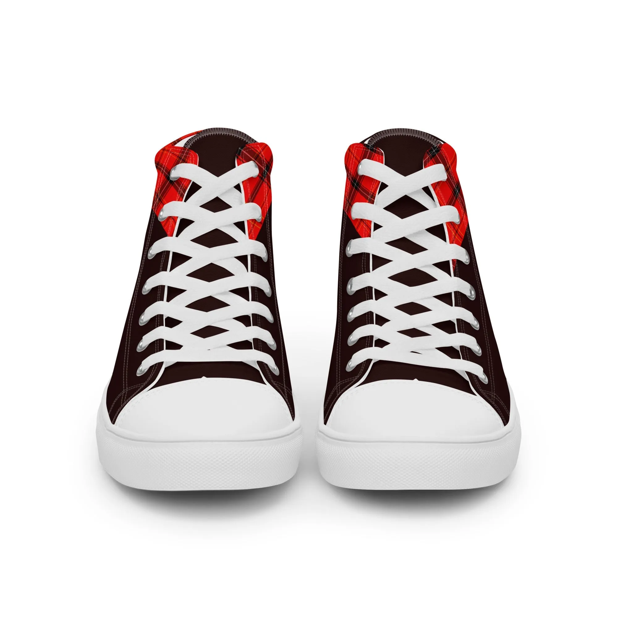 Hunter high top canvas shoes