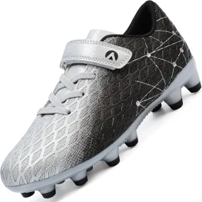 Kids Soccer Cleats Boys Girls Firm Ground Soccer FG/AG Soccer Athletic Outdoor Football Shoes Youth Turf Soccer Cleat Soccer Shoes for Little/Big Kid