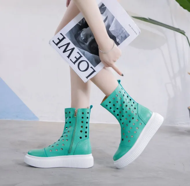 Ladies Fashion Personality Breathable Platform Shoes - GlamzLife