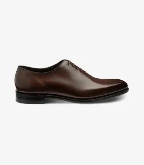 LOAKE WHOLEBURY DARK BROWN OXFORD LEATHER SOLE F-MEDIUM