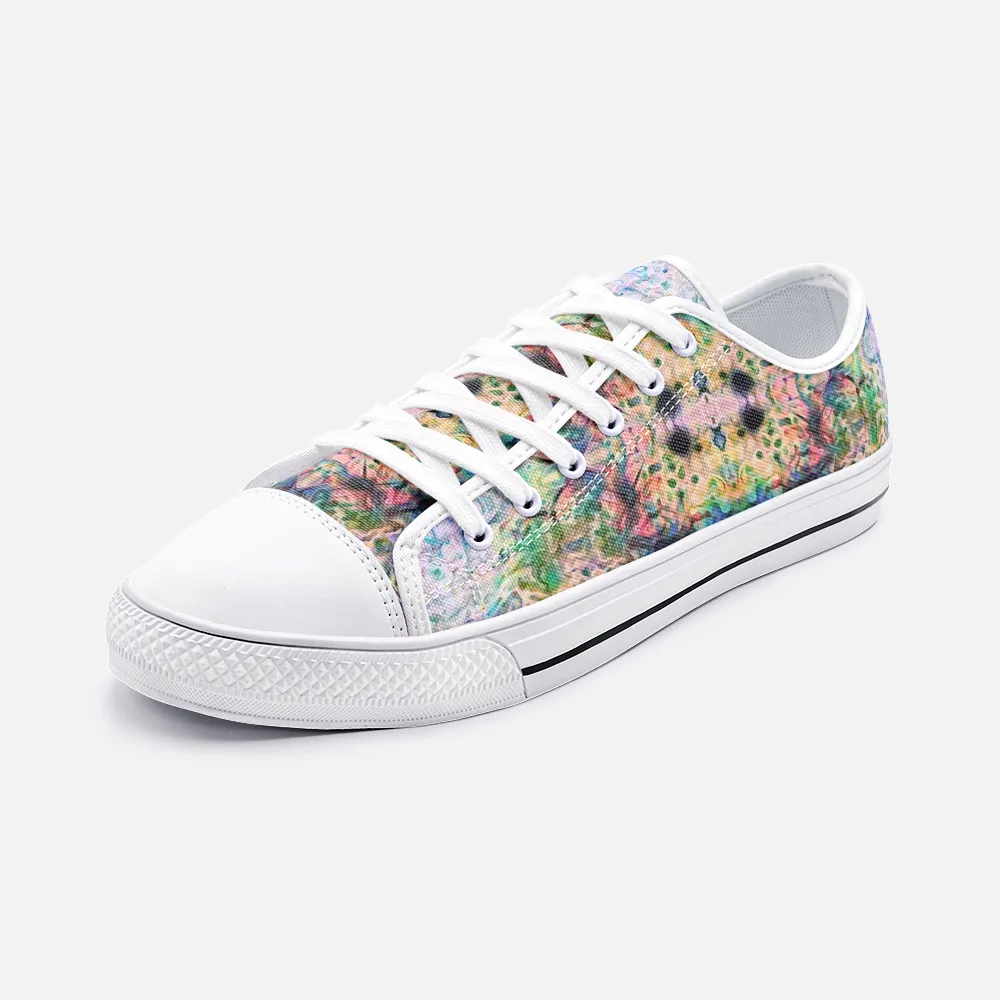 Lurian Wobble Psychedelic Canvas Low-Tops