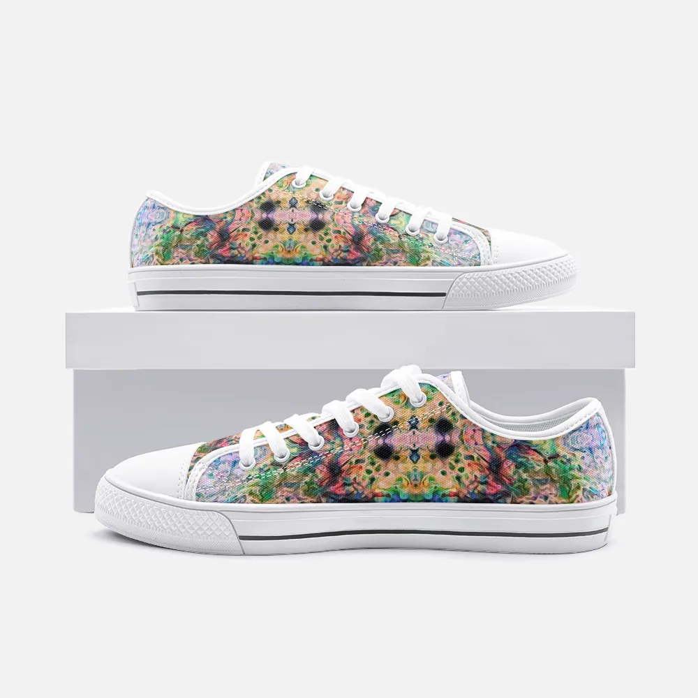 Lurian Wobble Psychedelic Canvas Low-Tops