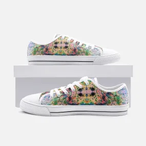 Lurian Wobble Psychedelic Canvas Low-Tops