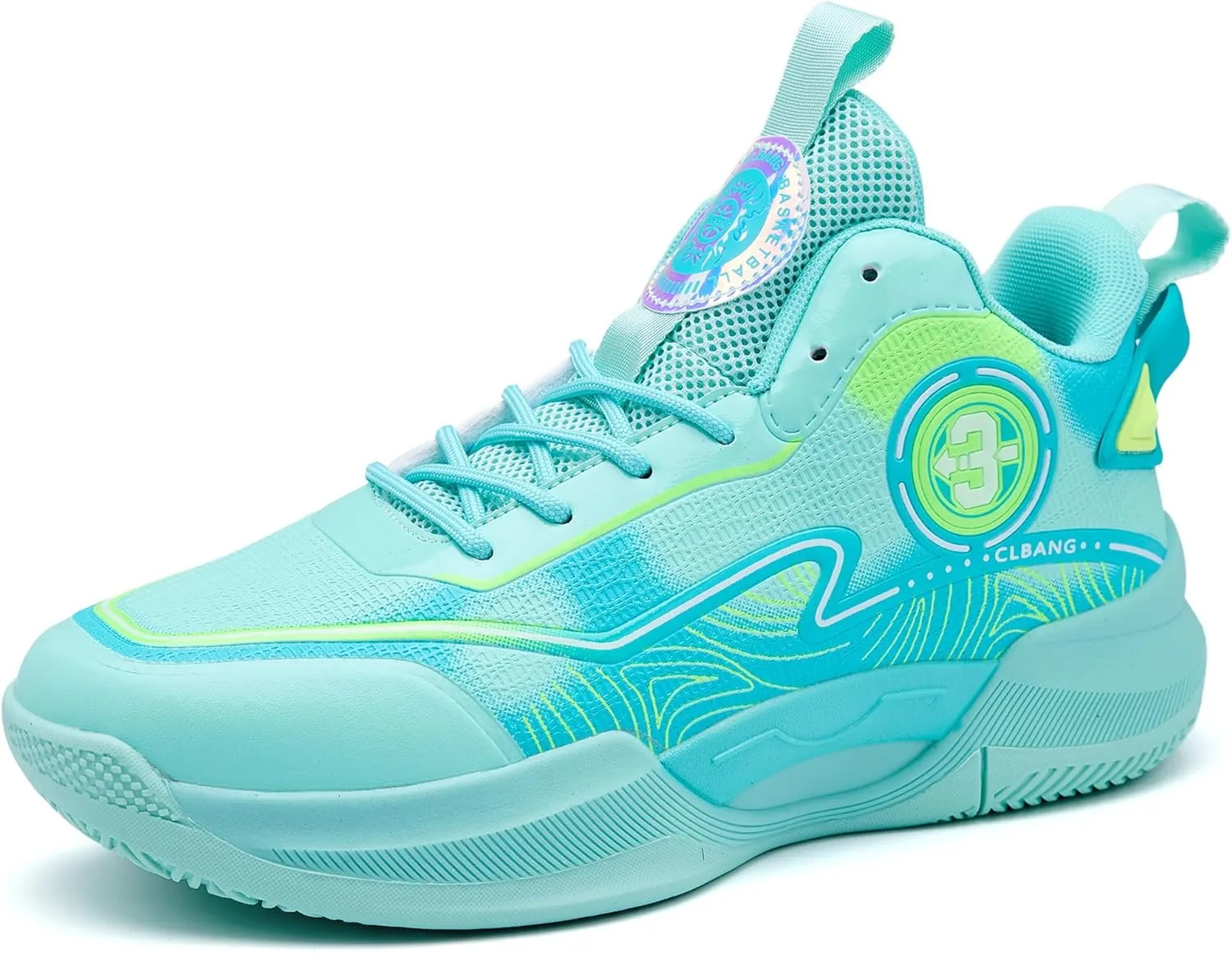 Men's Basketball Shoes Lightweight Breathable Non-Slip Outdoor Courts Training