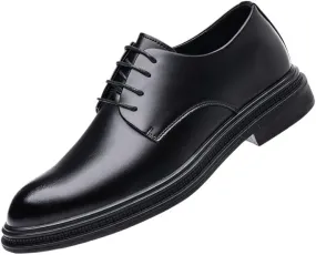 Men's Business Casual Dress Shoes Mens Italy Classic Lace-Up Brogue Oxfords Shoes Modern Formal Leather Derby Shoes(6.5)