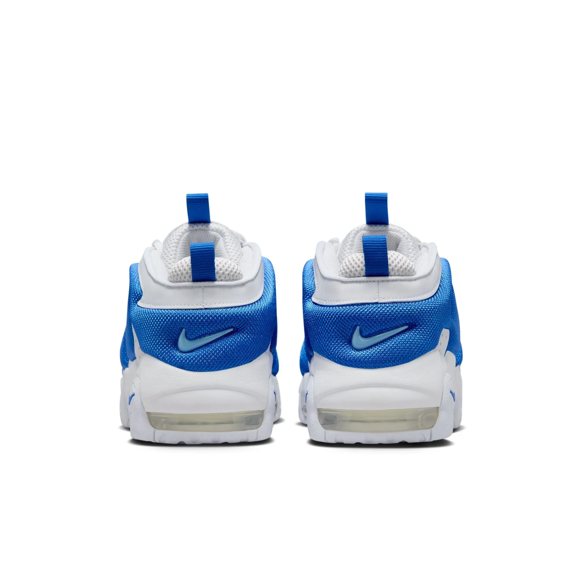 MENS NIKE AIR MORE UPTEMPO LOW (WHITE/HYPER ROYAL/PSYCHIC BLUE)