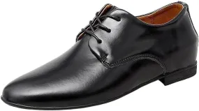 Men's Oxford Dress Shoes, Luxury Leather Formal Shoes, Comfortable Orthopedic Patent Leather Shoes for Wedding & Business, Soft Luxury Shoes for Men