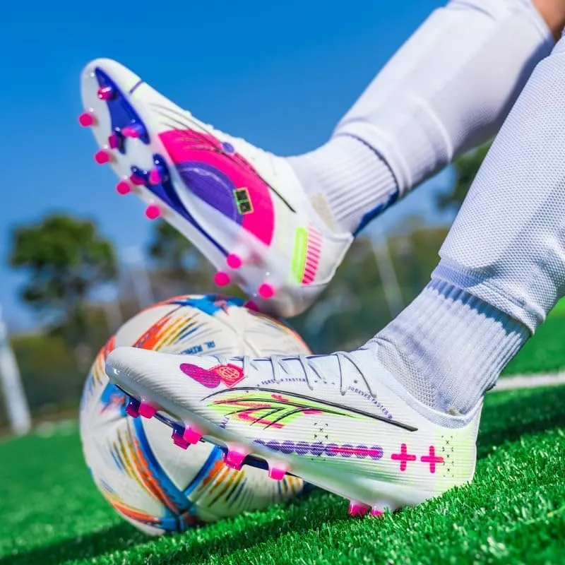 Men's Soccer Cleats Shoes Football Cleats Shoes Training Athletic Women Professional Sneaker Outdoor for AG/FG