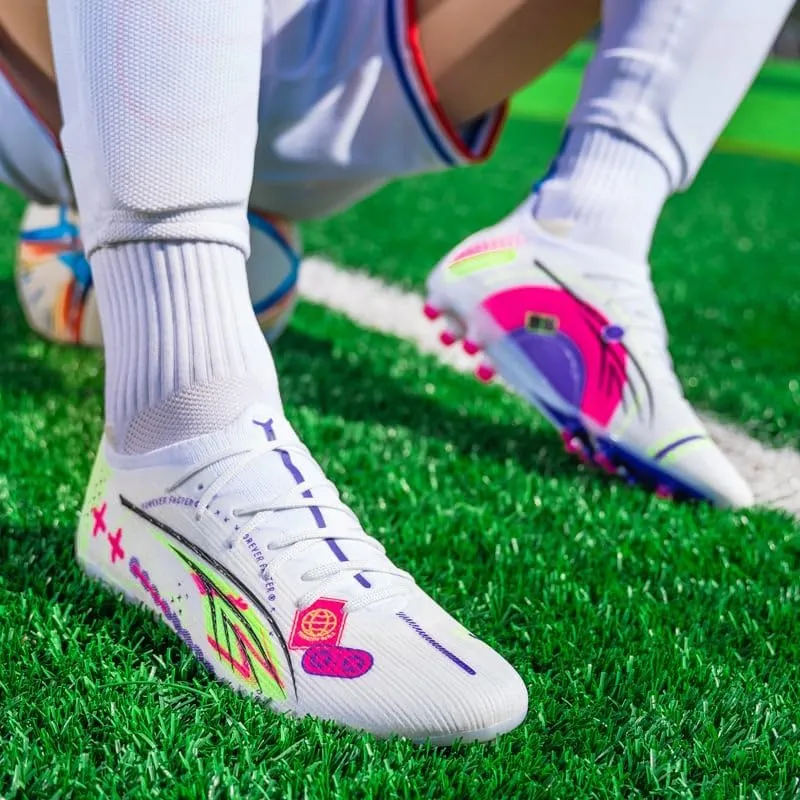 Men's Soccer Cleats Shoes Football Cleats Shoes Training Athletic Women Professional Sneaker Outdoor for AG/FG