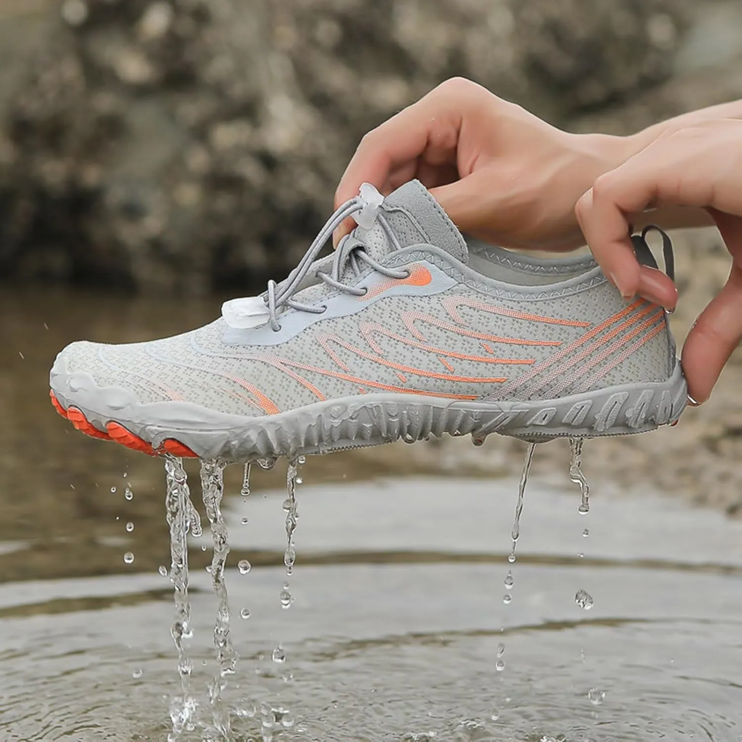 Mens Womens Barefoot Grounding Shoes Wide Running Sports Casual Walking Shoes Gym Training Sneakers for Weight Lifting Hard Pulling and Weight Training