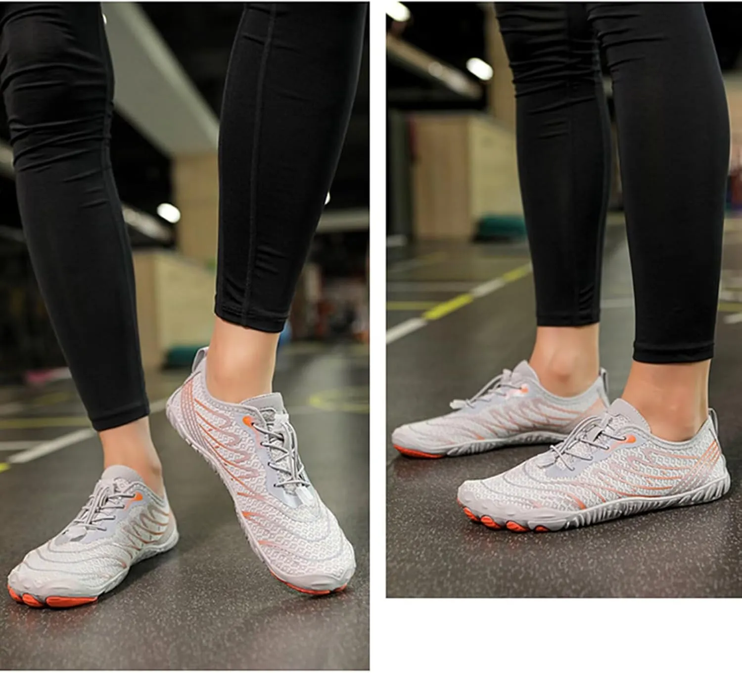 Mens Womens Barefoot Grounding Shoes Wide Running Sports Casual Walking Shoes Gym Training Sneakers for Weight Lifting Hard Pulling and Weight Training