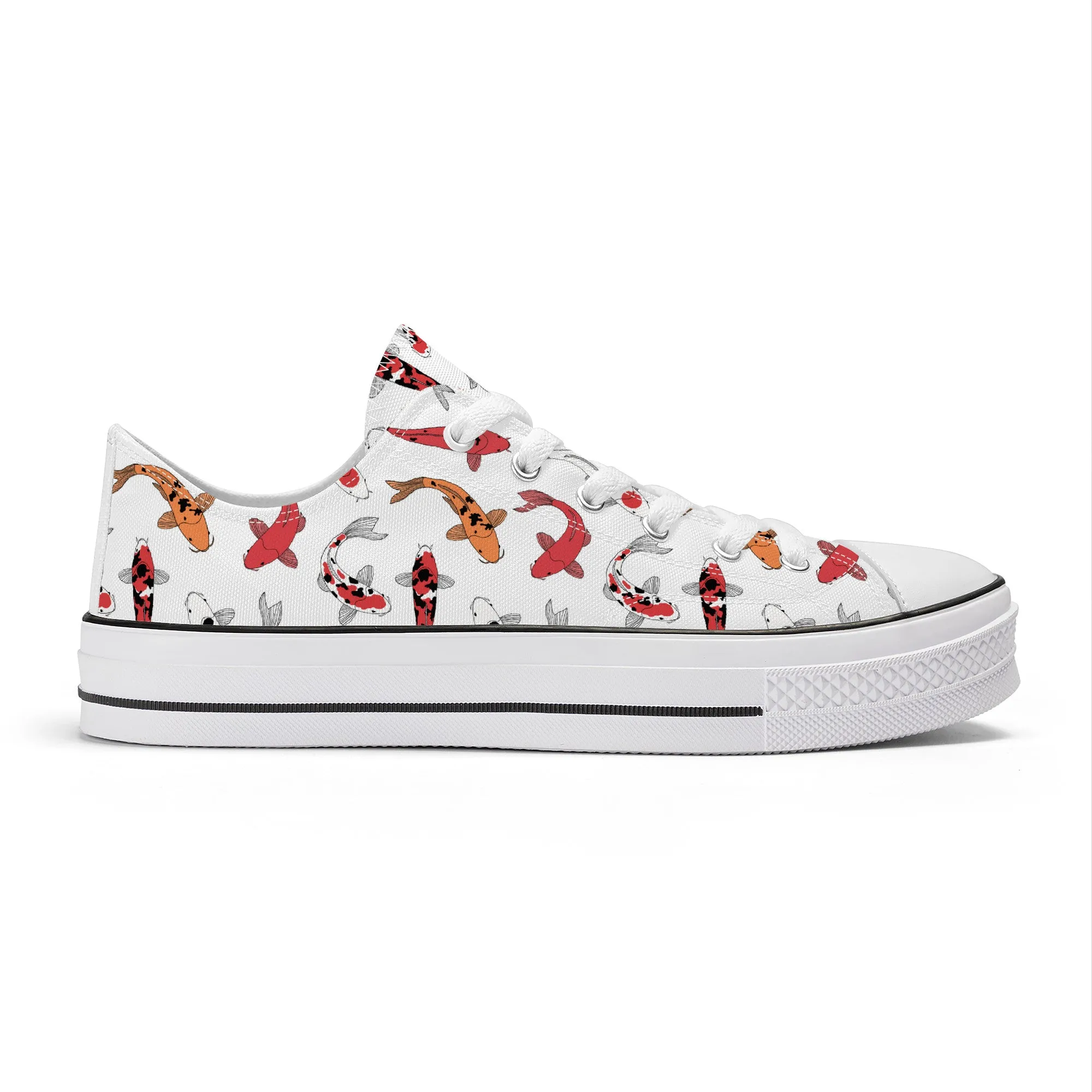Mini Koi Low Top Canvas Shoes