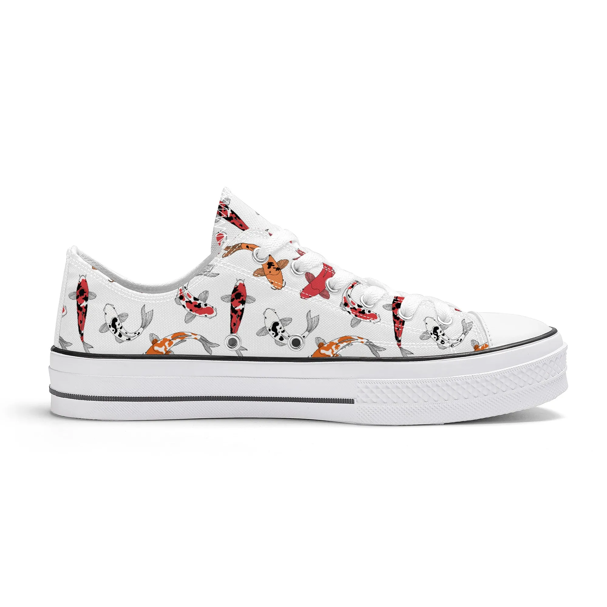 Mini Koi Low Top Canvas Shoes