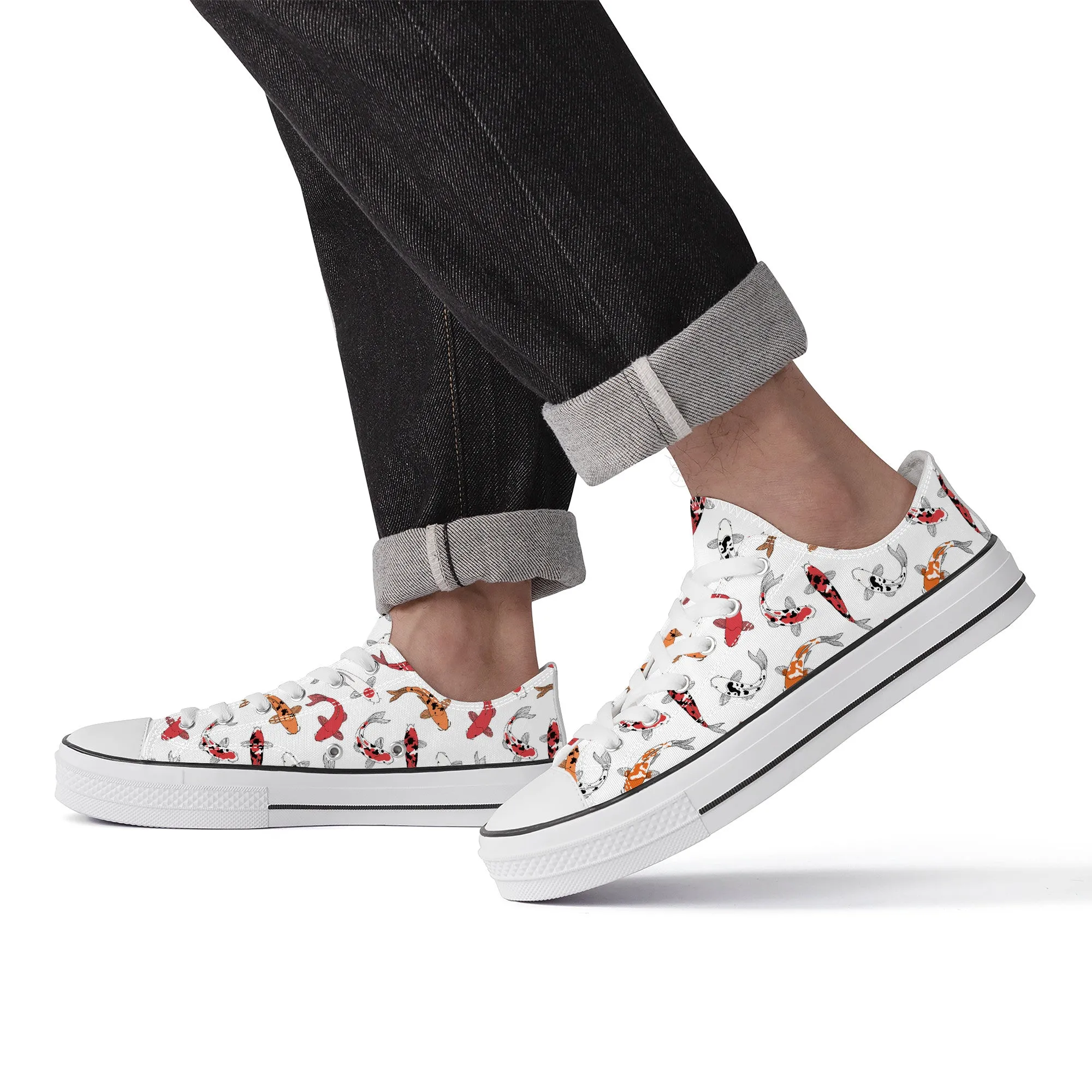 Mini Koi Low Top Canvas Shoes