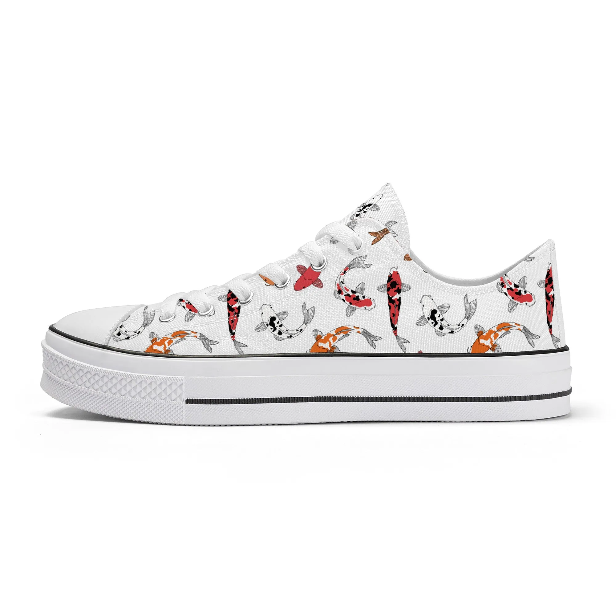 Mini Koi Low Top Canvas Shoes