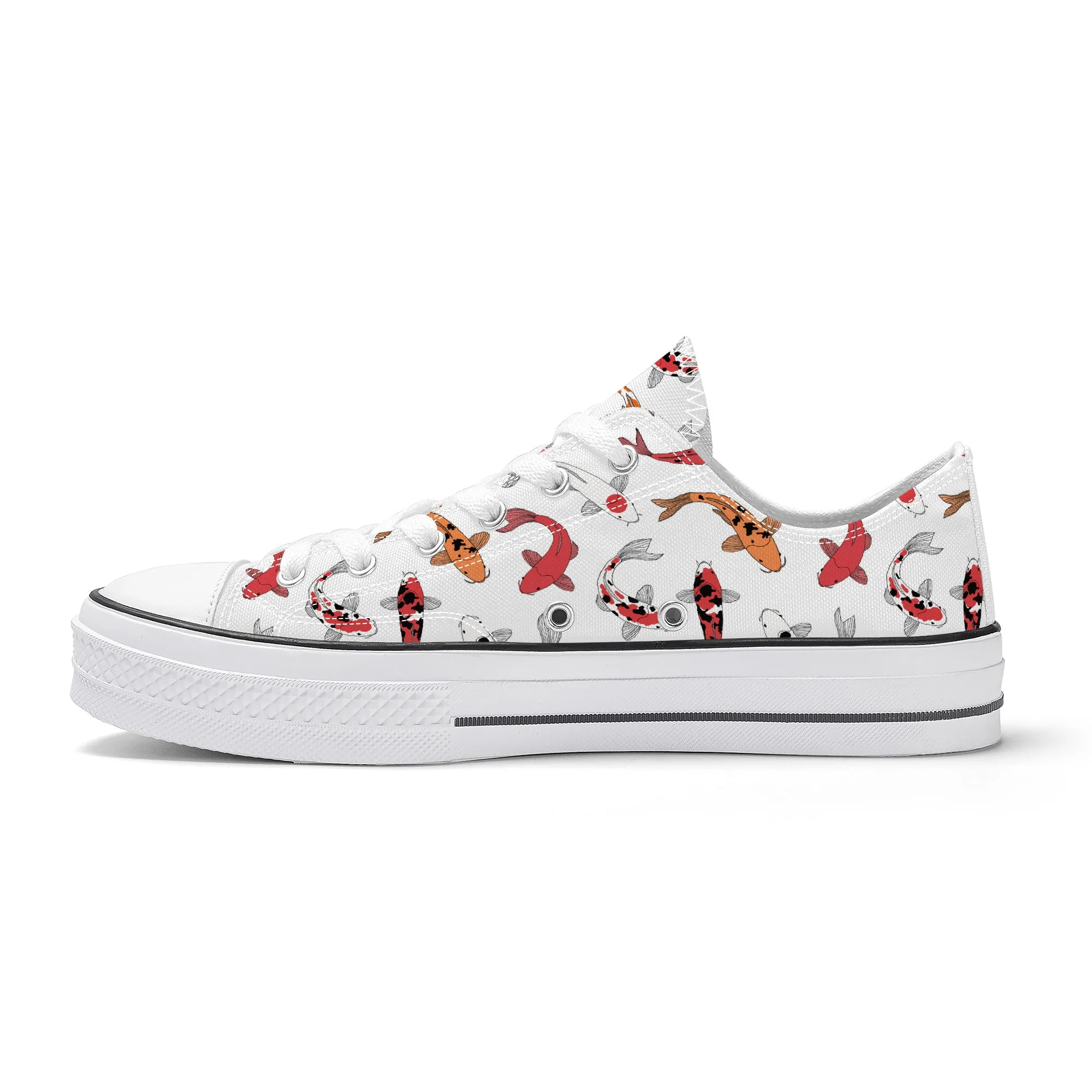 Mini Koi Low Top Canvas Shoes