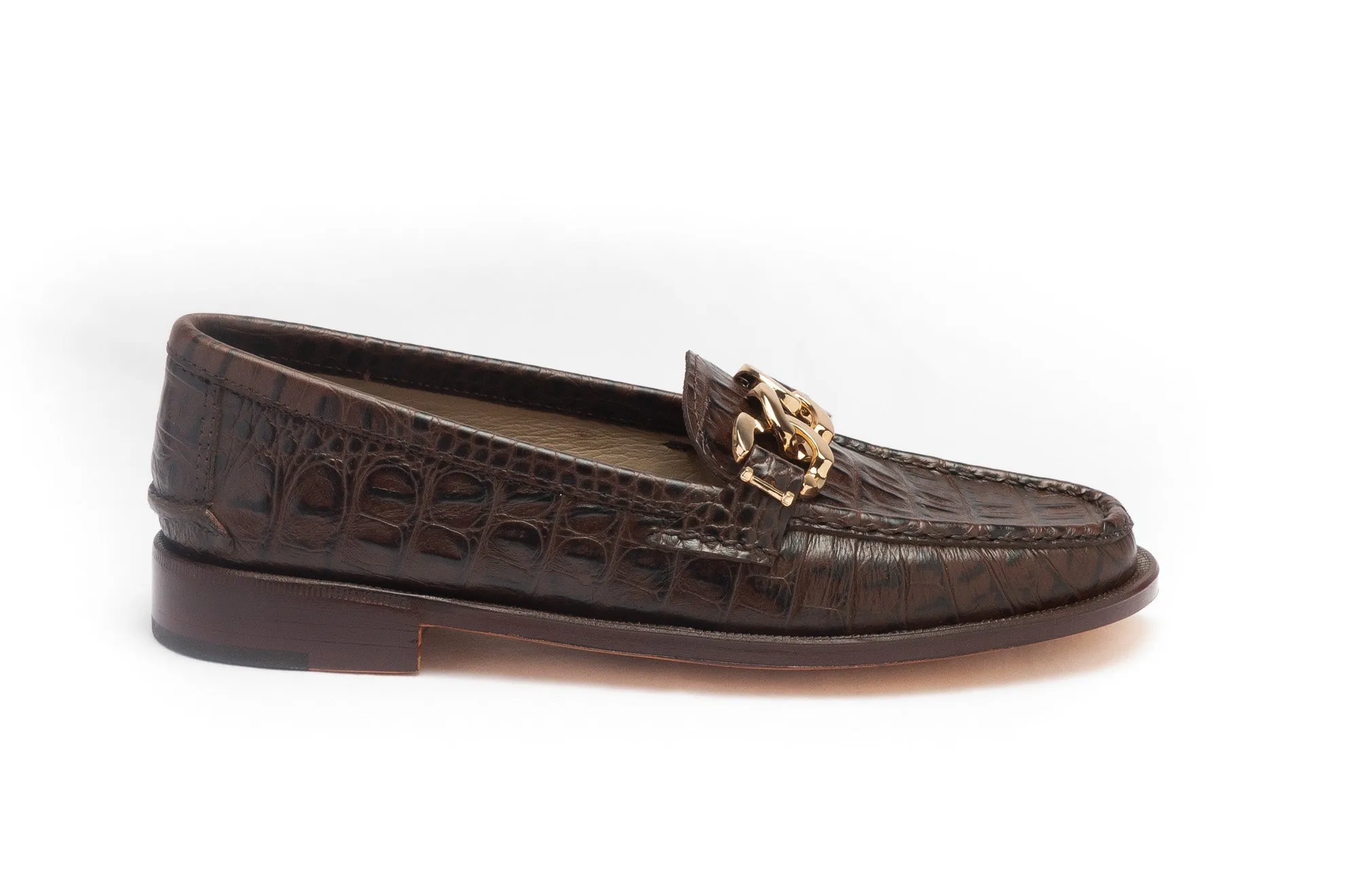 Moccasin 5327 Chain Dark Brown