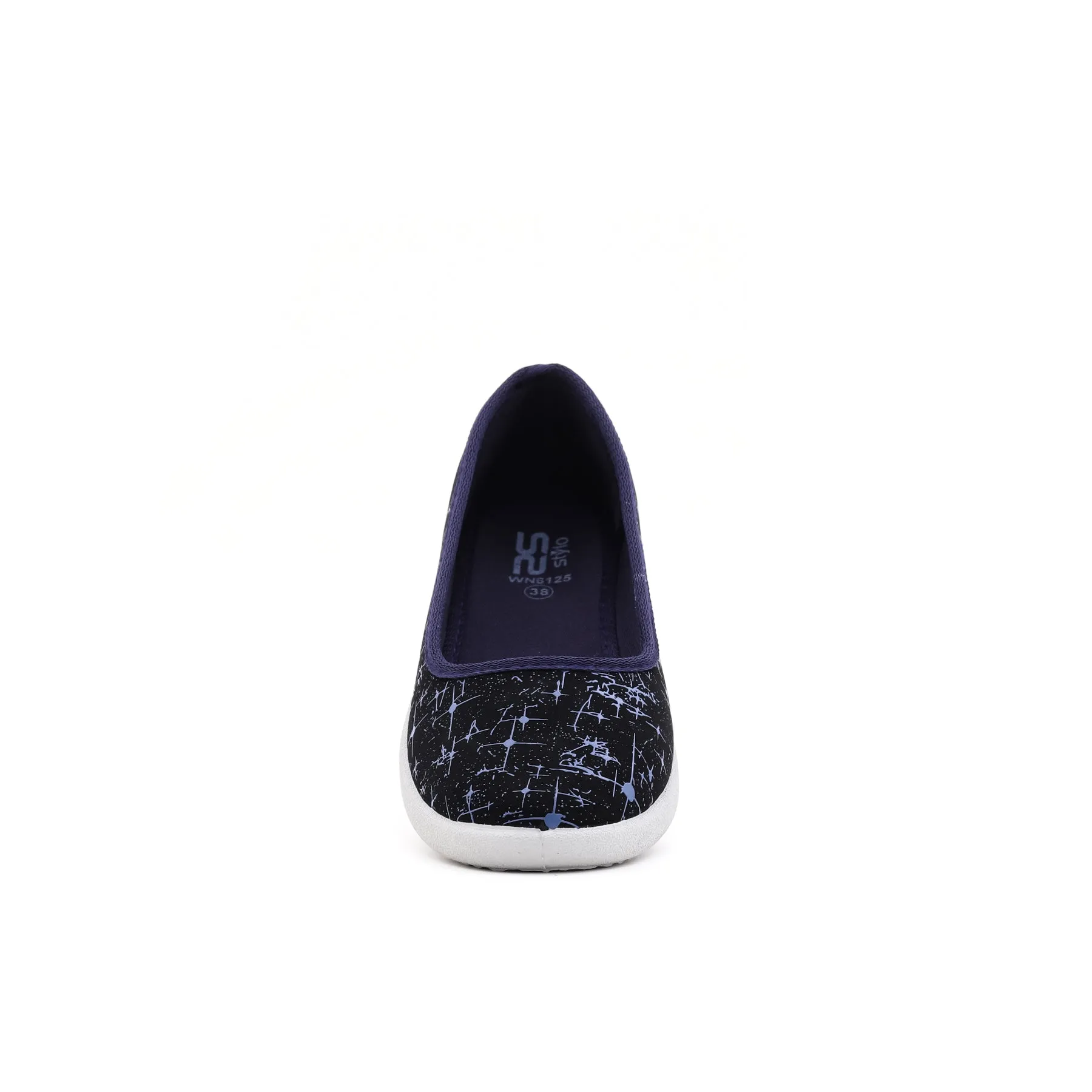 Navy Slip Ons WN6125