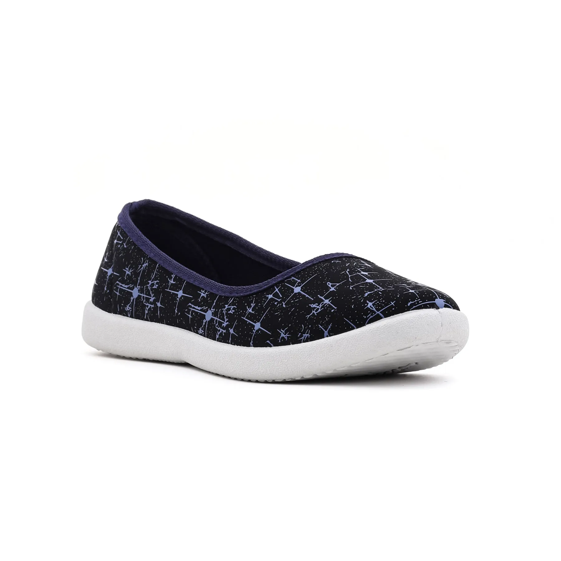 Navy Slip Ons WN6125