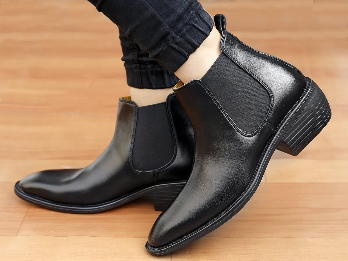 New Stylish Men's 2 Inch Hidden Height Increasing Trendiest Boots