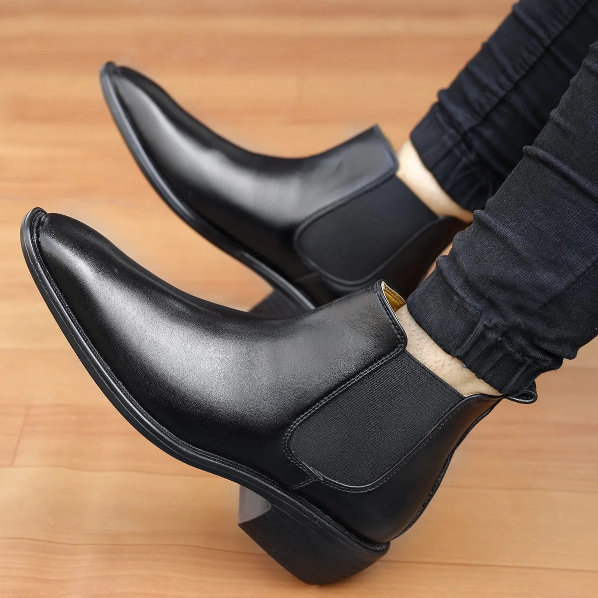 New Stylish Men's 2 Inch Hidden Height Increasing Trendiest Boots