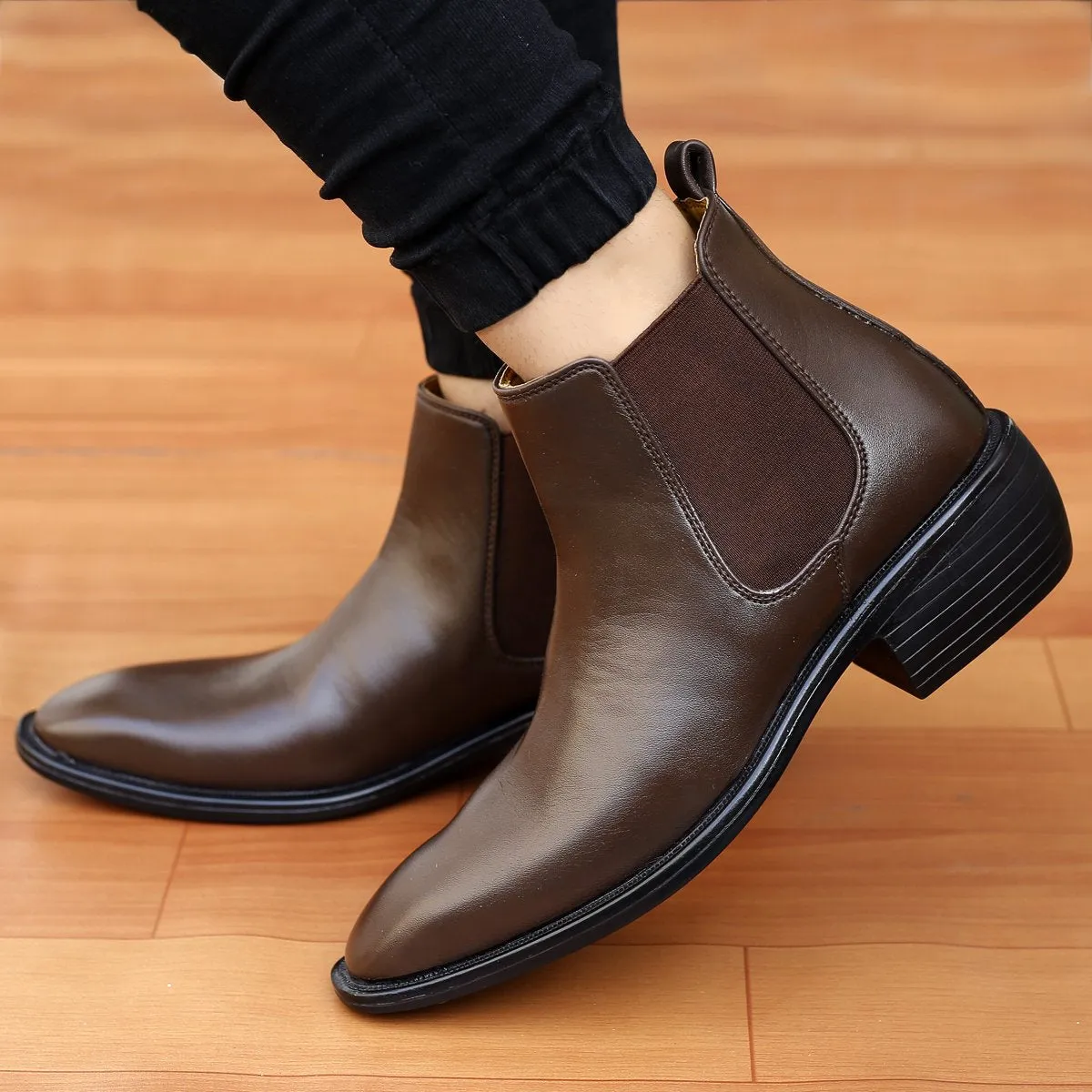 New Stylish Men's 2 Inch Hidden Height Increasing Trendiest Boots